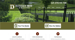 Desktop Screenshot of dufferiniron.com